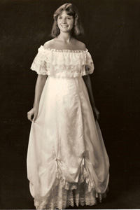 Admiral Carey's youngest daughter Sarah Ann as a Washington, DC Debutante