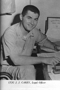 LTjg Carey aboard U. S. S. TOPEKA [CLG-8] in Vietnam